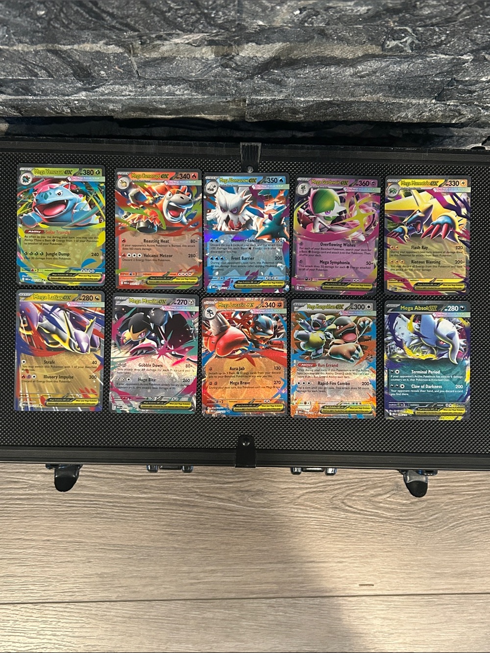 Pokemon TCG EX lot of 10 Holo Cards from Mega Evolutions Set‎ M/NM
